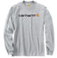 Carhartt 104107 Relaxed Fit Heavyweight Long-Sleeve Logo Graphic T-Shirt
