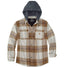 Carhartt 105938 Relaxed Fit Rugged Flex Flannel Fleece-Lined Hooded Shirt Jac