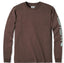 Carhartt EK231 Relaxed Fit Heavyweight Long-Sleeve Logo Sleeve Graphic T-Shirt