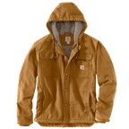 Carhartt 103826 Bartlett Jacket Relaxed Fit Washed Duck Sherpa-Lined Utility Jacket