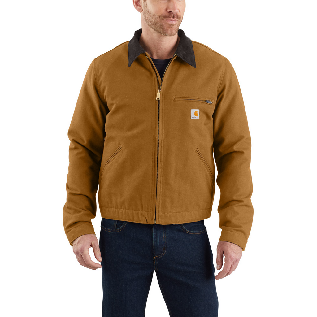 Carhartt 103828 Relaxed Fit Duck Blanket-Lined Detroit Jacket