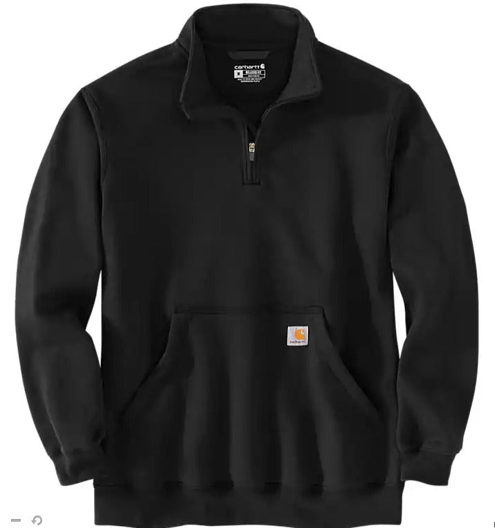 Carhartt 105294 Loose Fit Midweight Quarter Zip Mock Neck Sweatshirt