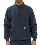 Carhartt 105294 Loose Fit Midweight Quarter Zip Mock Neck Sweatshirt