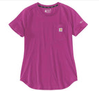 Carhartt 105415 Womens MIDWEIGHT S/S POCKET T-SHIRT