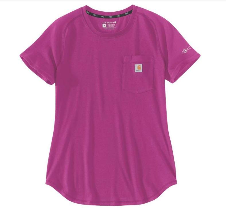 Carhartt 105415 Womens MIDWEIGHT S/S POCKET T-SHIRT