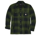 Carhartt 105939 Relaxed Fit Heavyweight Flannel Sherpa-Lined Shirt Jac