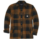 Carhartt 105939 Relaxed Fit Heavyweight Flannel Sherpa-Lined Shirt Jac