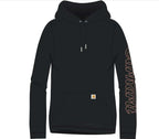 Carhartt 105996 Womens Relaxed Fit Rain Defender Hooded Promo Graphic Sweatshirt