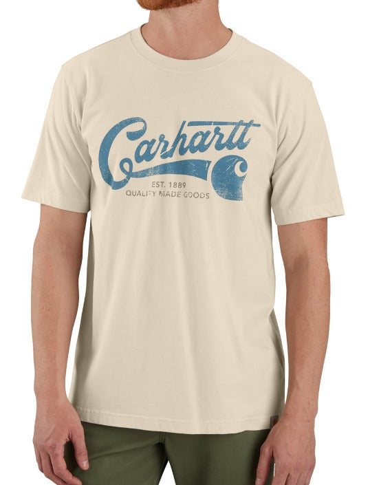 Carhartt 106531 Relaxed Fit Lightweight Short-Sleeve Script Graphic T-Shirt