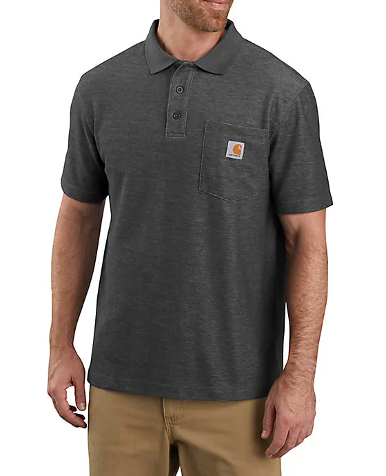 Carhartt 106685 Loose Fit Midweight Short-Sleeve Pocket Polo Secondary image