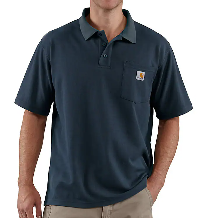 Carhartt 106685 Loose Fit Midweight Short-Sleeve Pocket Polo