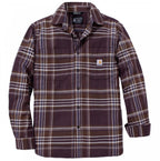 Carhartt 107010 Rugged Flex Relaxed Fit Midweight Flannel Long-Sleeve Plaid Shirt