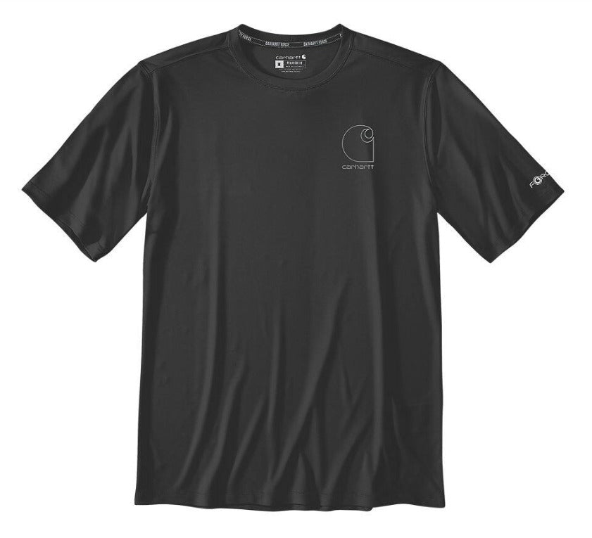 Carhartt 107182 Force Sun Defender Relaxed Fit Lighweight Short Sleeve Logo Graphic T-Shirt
