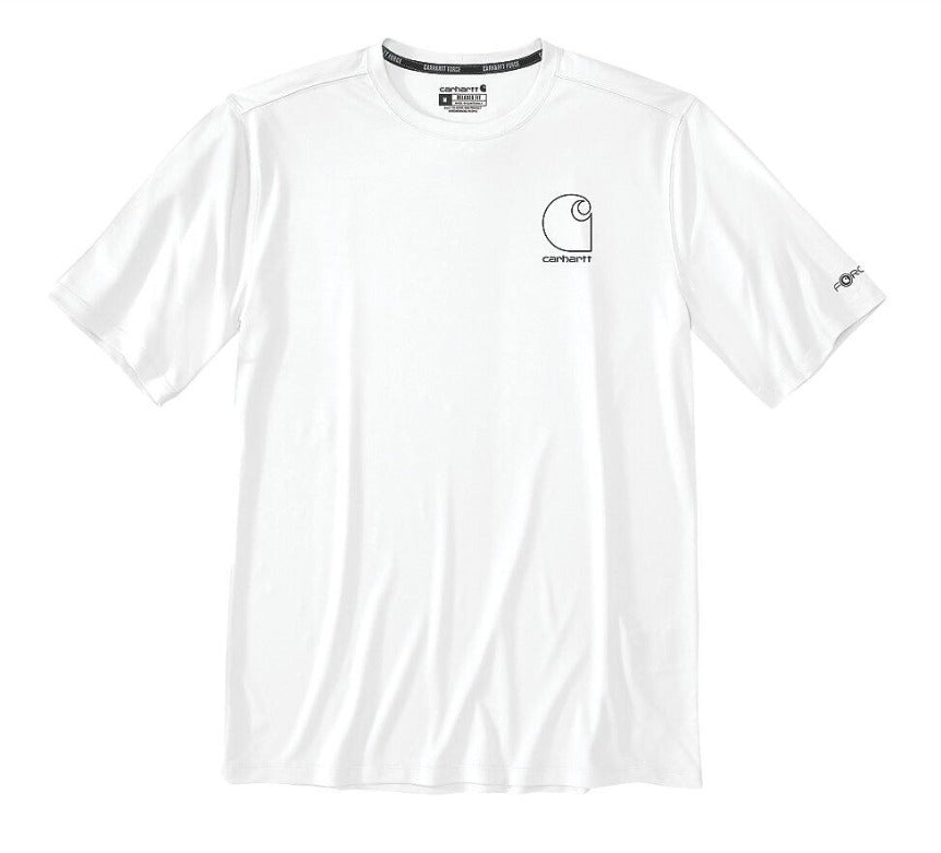 Carhartt 107182 Force Sun Defender Relaxed Fit Lighweight Short Sleeve Logo Graphic T-Shirt