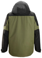 Snickers 1104 Waterproof Insulated Jacket Khaki Green/Black
