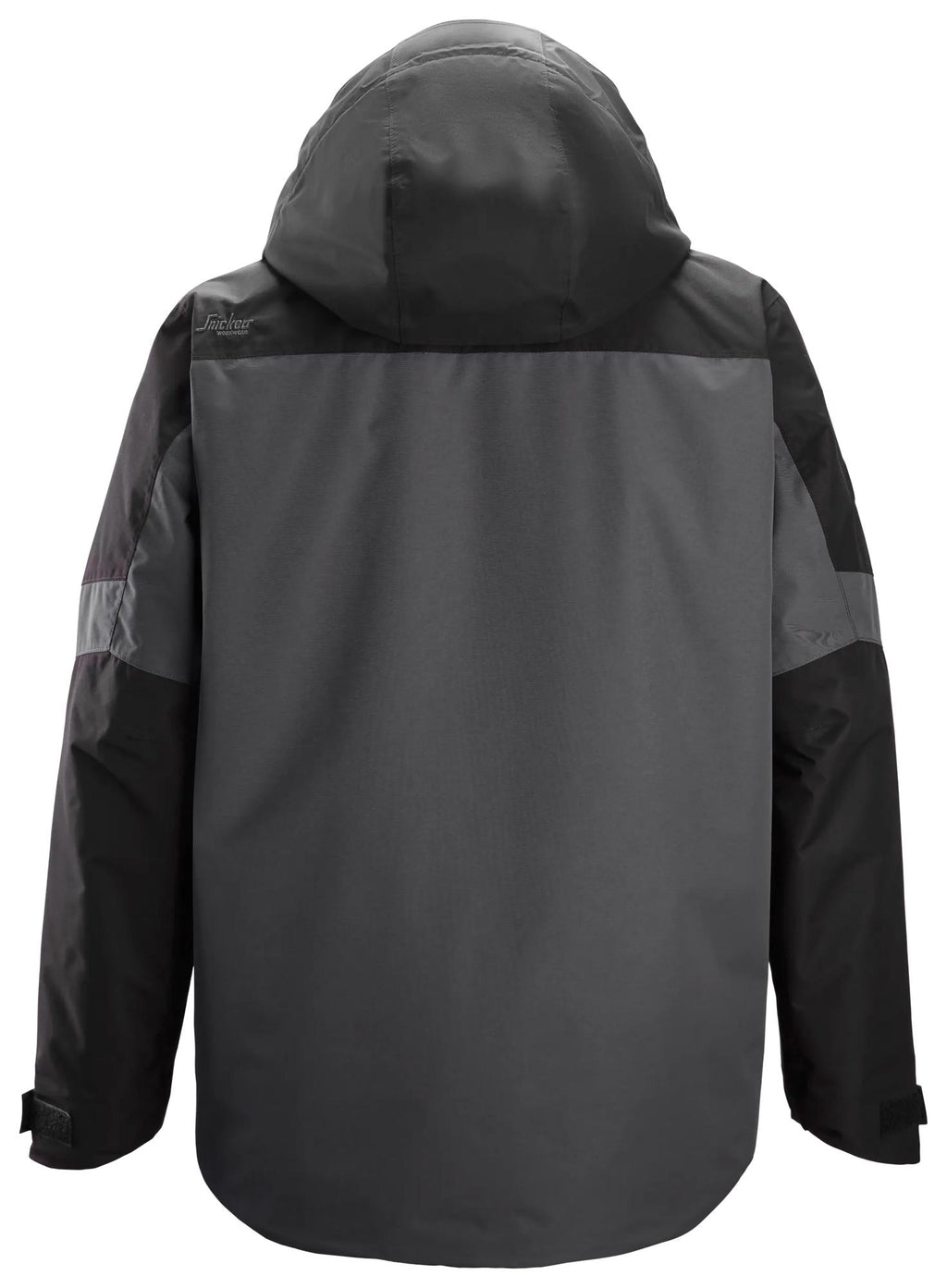 Snickers 1104 Waterproof Insulated Jacket Steel Grey/Black