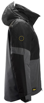 Snickers 1104 Waterproof Insulated Jacket Steel Grey/Black