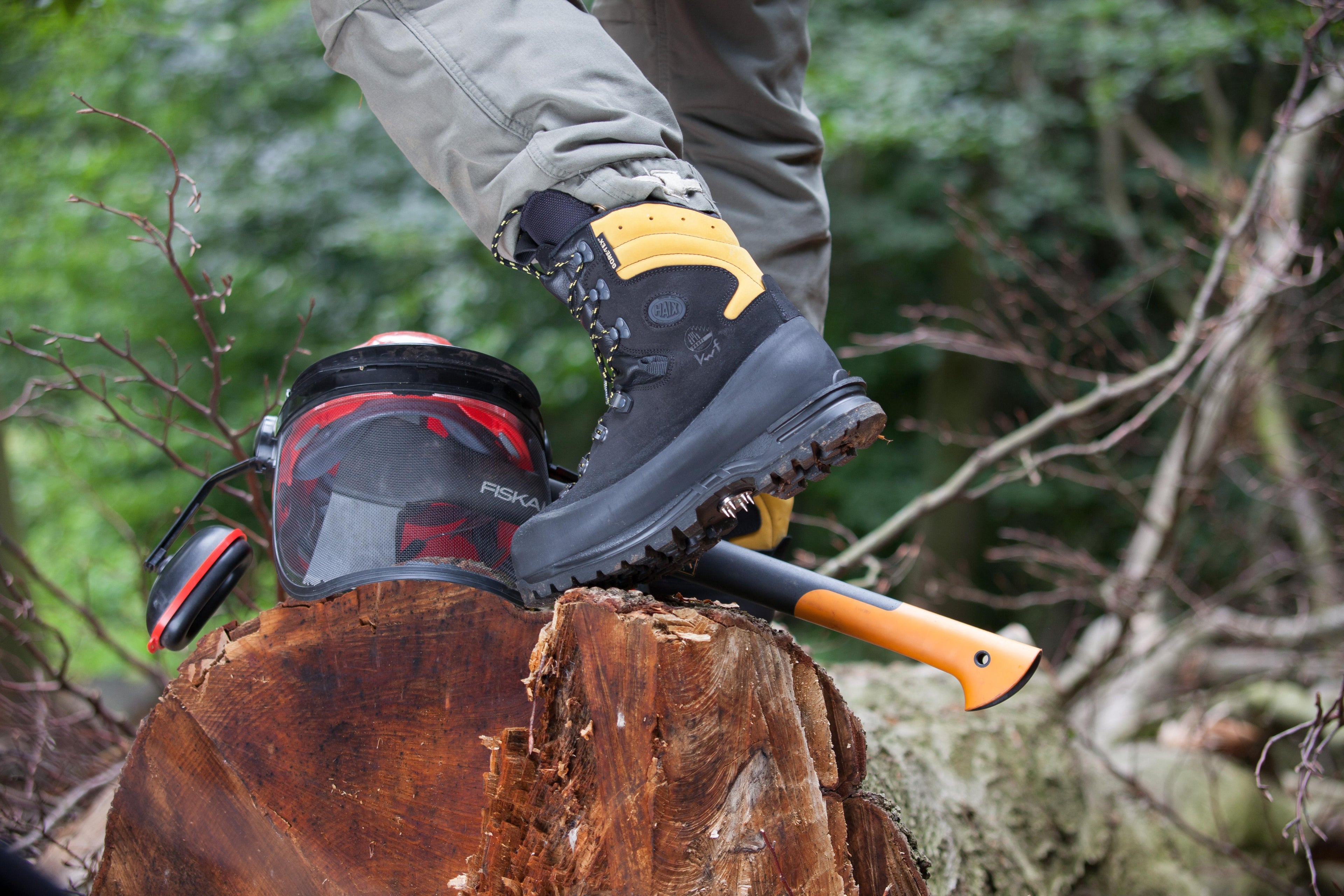 Haix Protector Alpin Chainsaw Work Boots Gore-Tex Waterproof Safety Toe Cap New