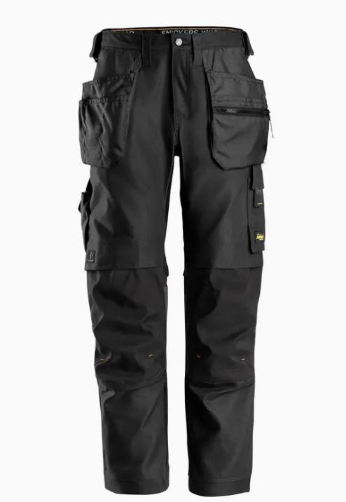 Snickers 6224 AllroundWork Canvas+ Stretch Work Trousers+ Holster Pockets