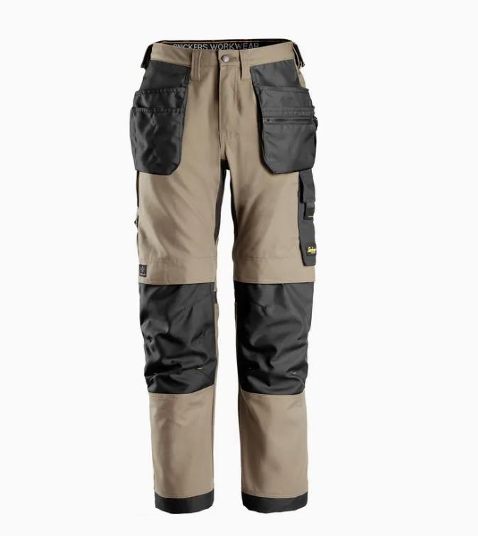 Snickers 6224 AllroundWork Canvas+ Stretch Work Trousers+ Holster Pockets