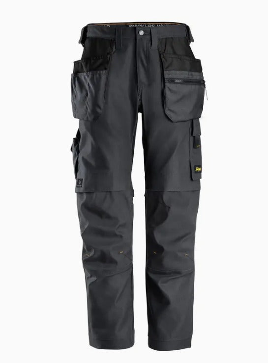 Snickers 6224 AllroundWork Canvas+ Stretch Work Trousers+ Holster Pockets Main image