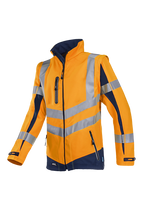 Sioen 724Z42TU2 Malden Hi-vis softshell jacket with detachable sleeves