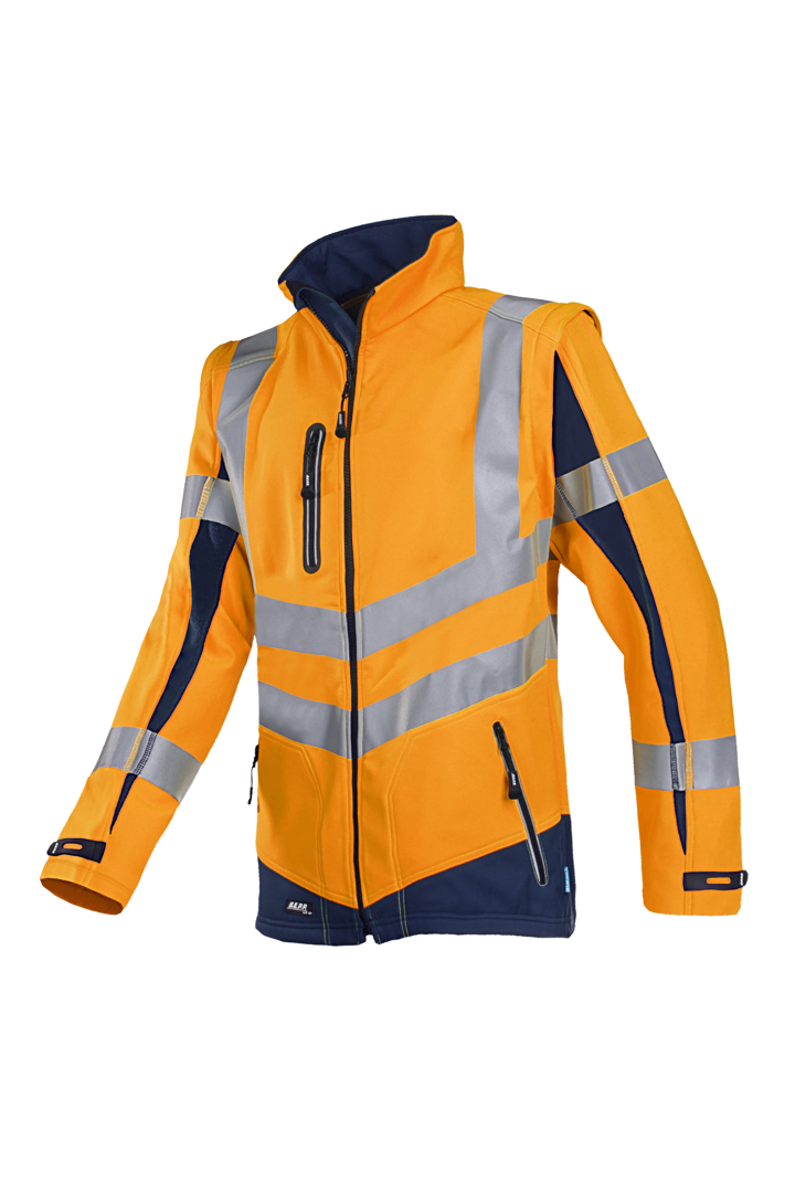 Sioen 724Z42TU2 Malden Hi-vis softshell jacket with detachable sleeves Secondary image