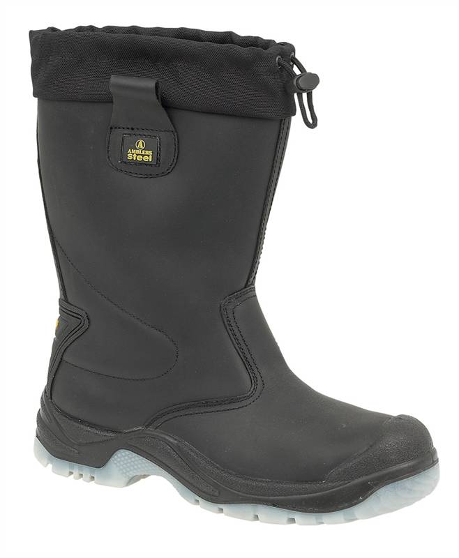 Amblers FS209 Black Water-Resistant Safety Rigger Work Boot - S3 Main image