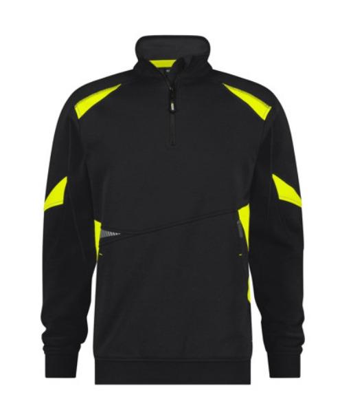 DASSY 300521 Aratu Work Sweatshirt, Zip, Kangaroo Pocket Secondary image