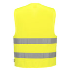 Portwest ES474 Essential Hi-Vis Two Band Vest Yellow Large