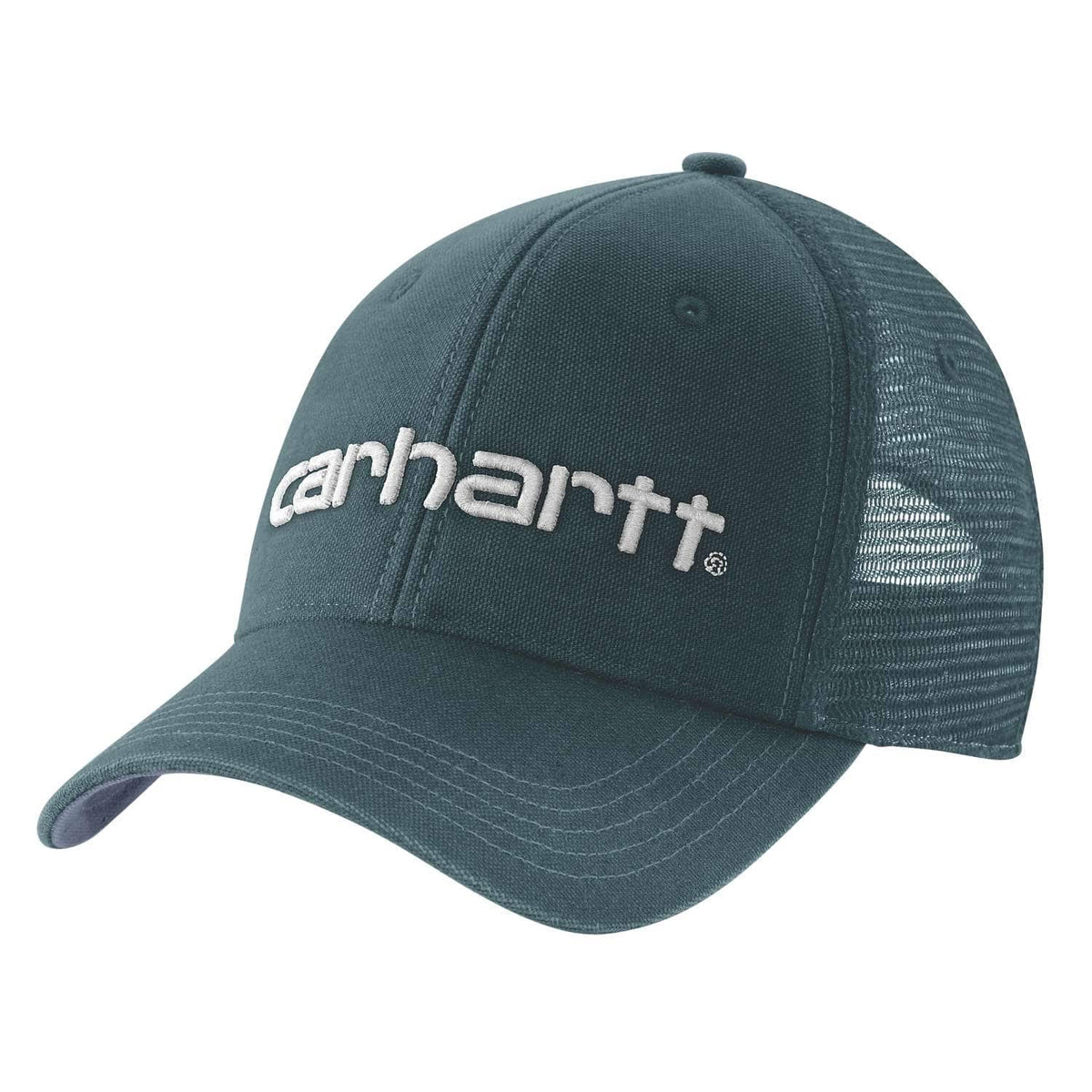 Carhartt 101195 Logo Graphic Cap Dark Harbor Teal/Approaching Storm