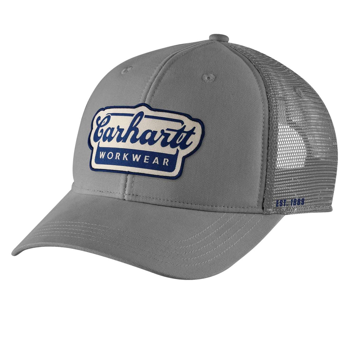 Carhartt 106738 Script Patch Cap Steel
