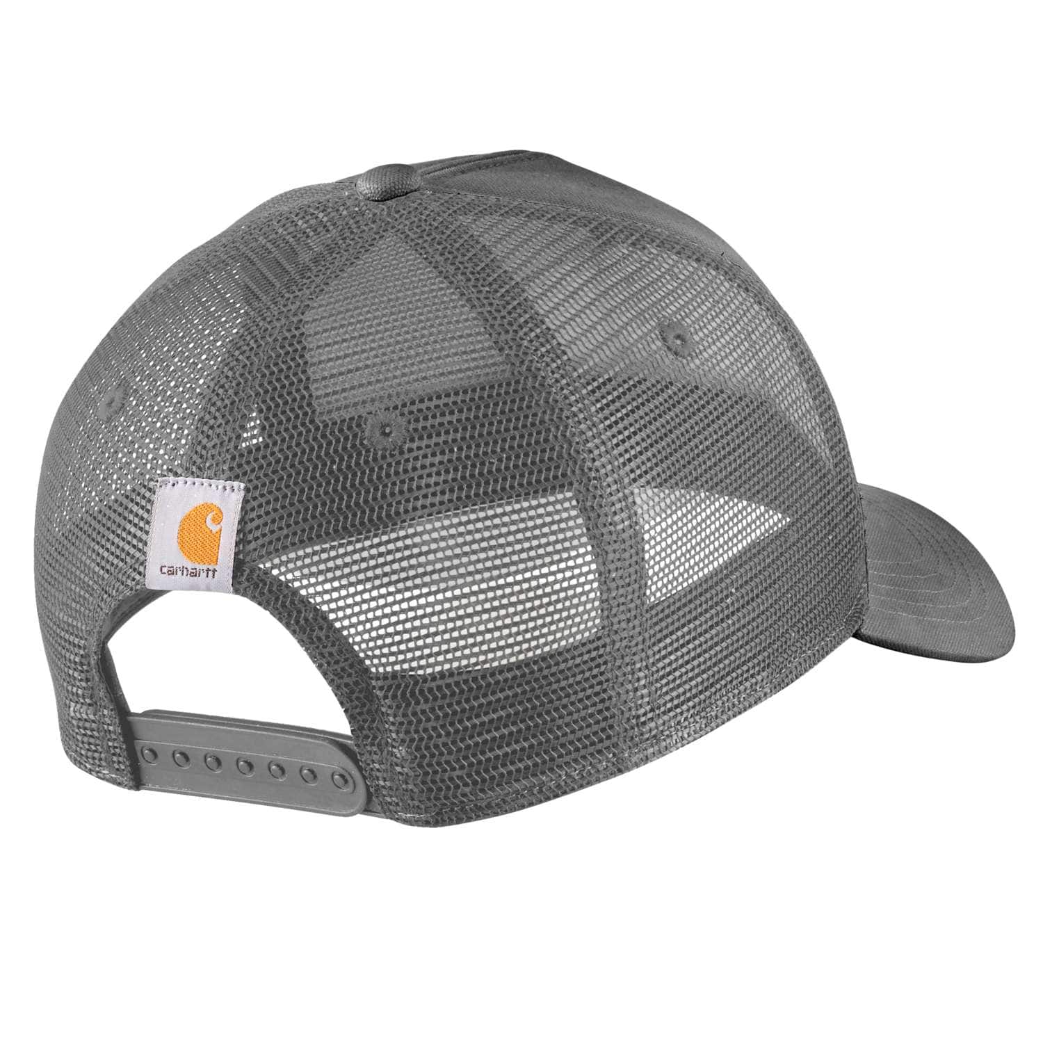 Carhartt 106738 Rugged Flex Twill Mesh-Back Script Patch Cap Steel Secondary image