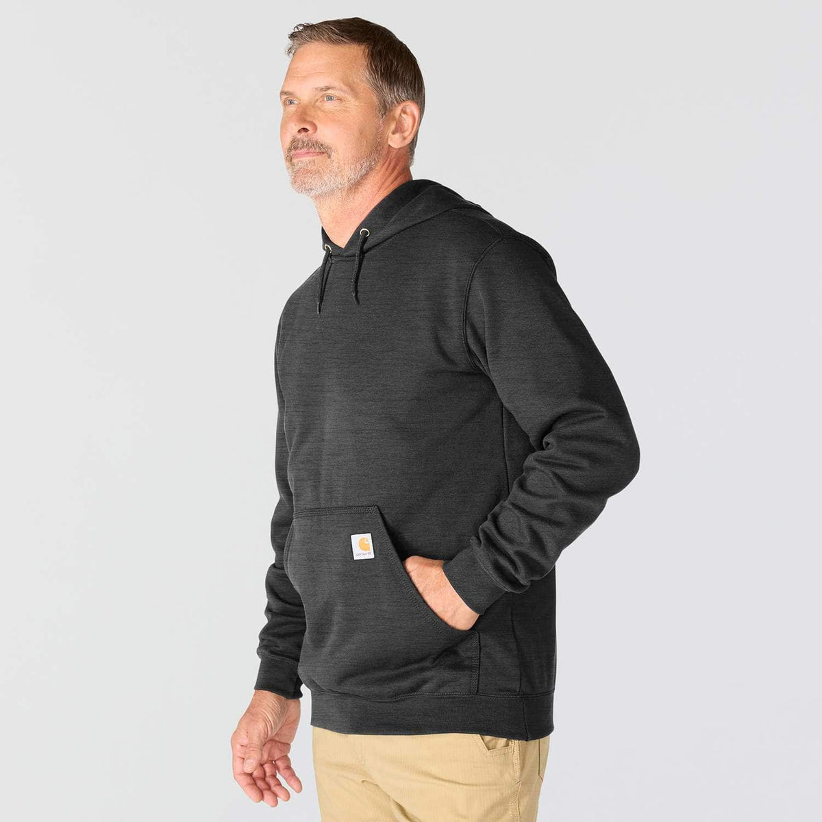 Carhartt K121 Hooded Sweatshirt Carbon Heather