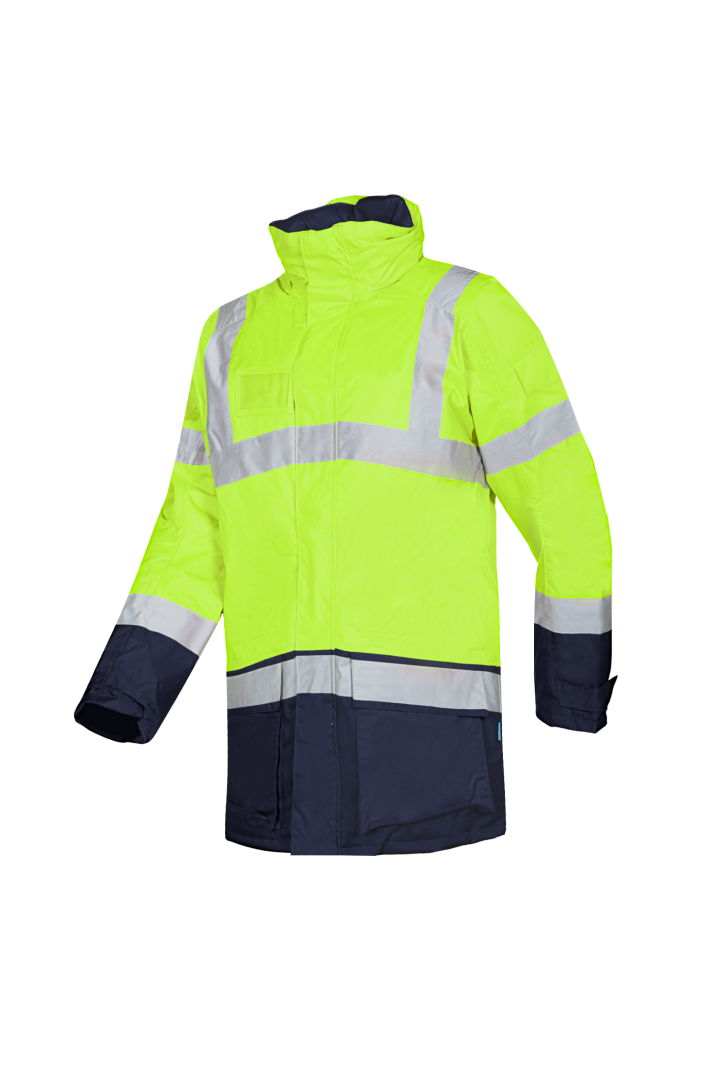 Sioen Lightflash Hi-Vis Winter Rain Jacket Main image