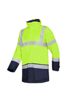 Sioen Lightflash Hi-Vis Winter Rain Jacket