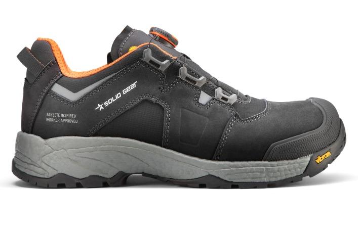 Snickers SolidGear SG80013 BOA S3S SR HRO Vapor 3 Low Safety Shoes Black/Orange Main image