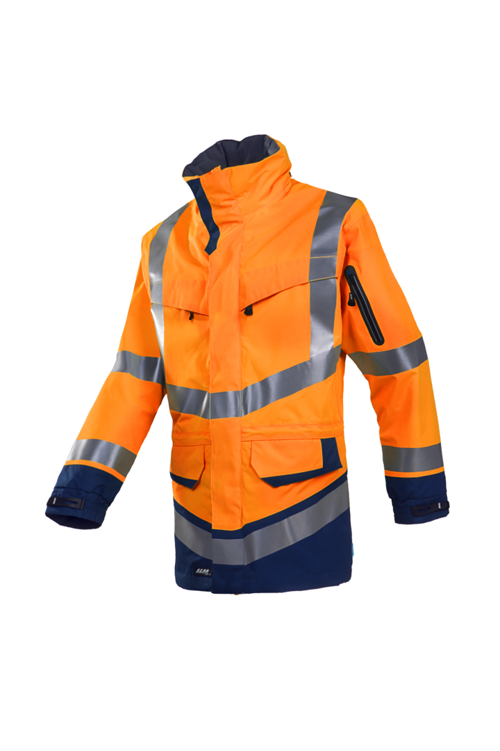 Sioen Windsor Hi-Vis Extreme Weather Rain Jacket