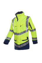 Sioen Windsor Hi-Vis Extreme Weather Rain Jacket