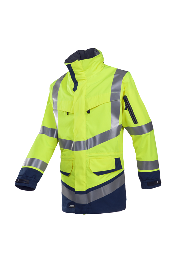 Sioen Windsor Hi-Vis Extreme Weather Rain Jacket