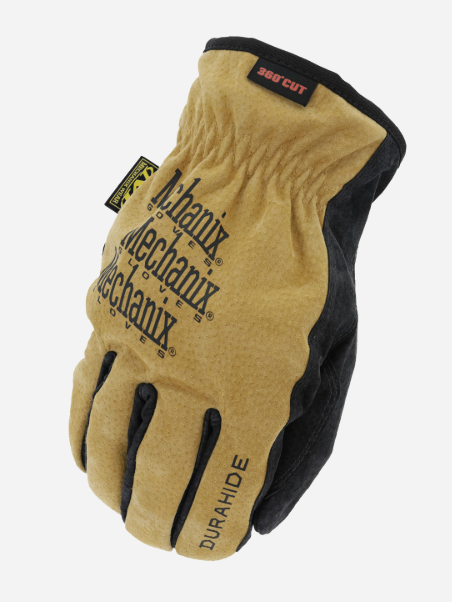 Thomas Jacks Mechanix Wear Leather Driver E5-360  Black/Tan