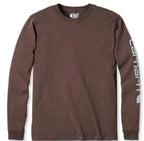 Carhartt EK231 Relaxed Fit Heavyweight Long-Sleeve Logo Sleeve Graphic T-Shirt