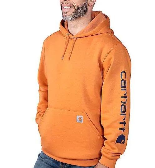 Carhartt K288 Midweight Sleeve Logo Hooded Sweatshirt