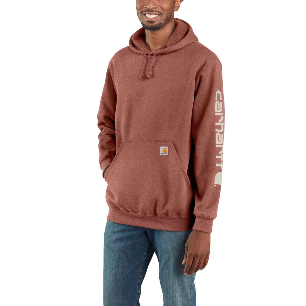 Carhartt K288 Midweight Sleeve Logo Hooded Sweatshirt