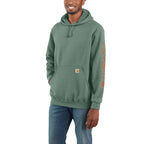 Carhartt K288 Midweight Sleeve Logo Hooded Sweatshirt
