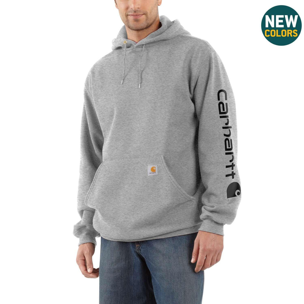 Carhartt K288 Midweight Sleeve Logo Hooded Sweatshirt