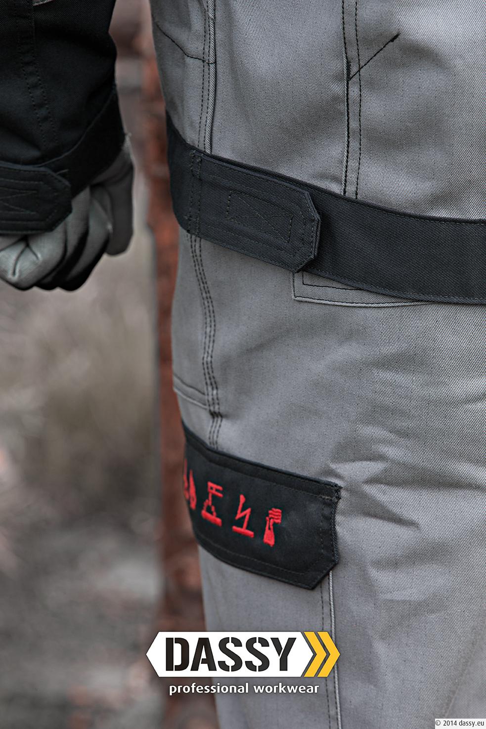 DASSY Lincoln (200570) Two-tone multifunctional protection Flame Retardent work trouser with kneepockets