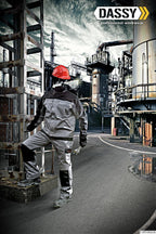 DASSY Lincoln (200570) Two-tone multifunctional protection Flame Retardent work trouser with kneepockets