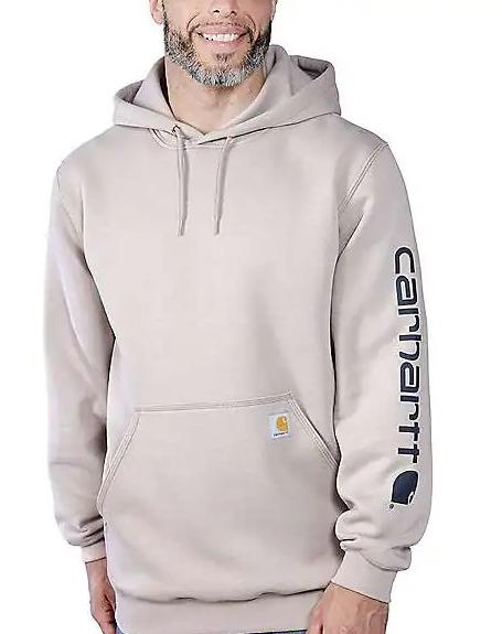Carhartt K288 Midweight Sleeve Logo Hooded Sweatshirt