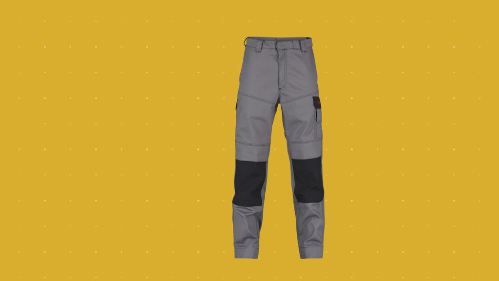DASSY 200570 Lincoln Work Trousers, Flame Retardant, Anti-Static, Two-Tone, Knee Pockets